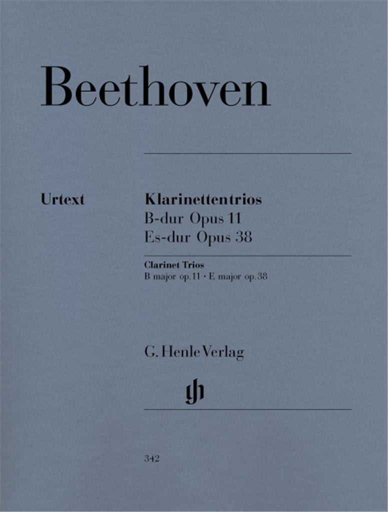 Klarinettentrios Bes-Dur Opus 11 Es-Dur Opus 38